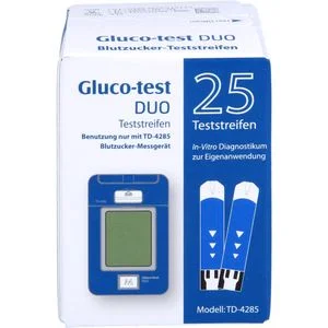 GLUCO TEST DUO Teststreifen 25 St