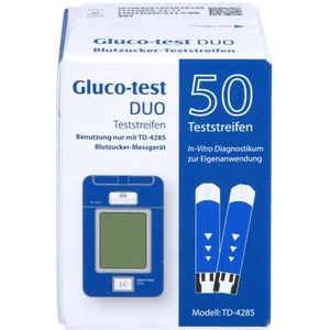 GLUCO TEST DUO Teststreifen 50 St