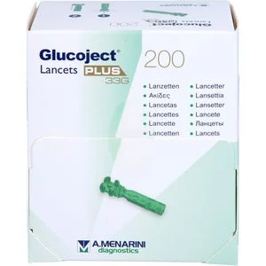 GLUCOJECT Lancets PLUS 33 G 200 St