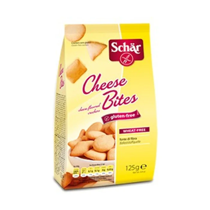 Glutenfreie Crackers Cheese Bites 125 G