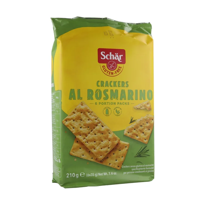 Glutenfreie Rosmarino Cracker 210 G