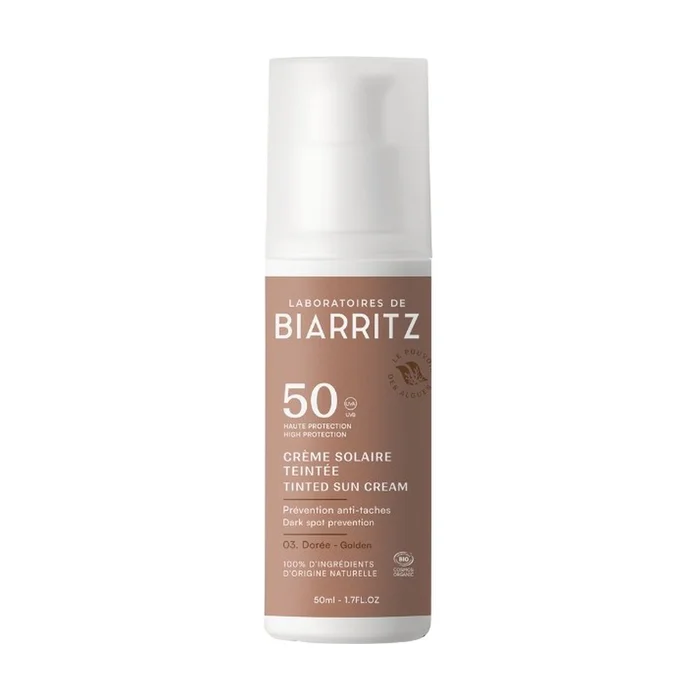 Goldene Gesichtscreme SPF50 50 ml Sahne
