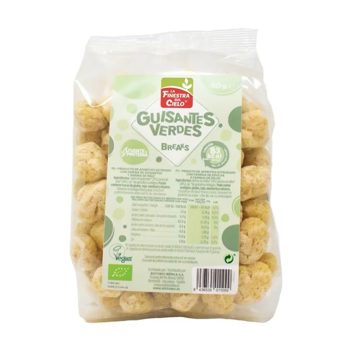 Grüne Bio-Erbsenpause 50 G