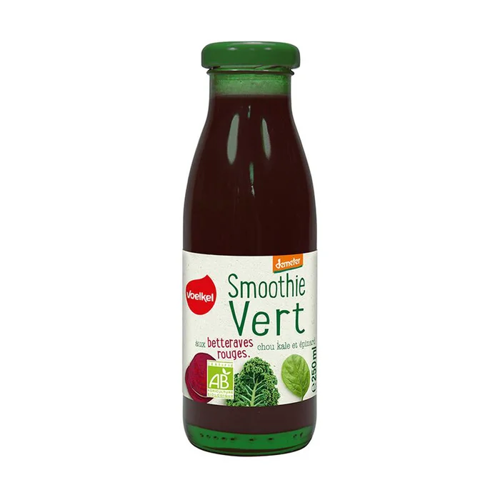 Grüner Smoothie mit Bio-Rote Beete, Grünkohl und Spinat 250 ml (Spinat – Rote Bete – Grünkohl)