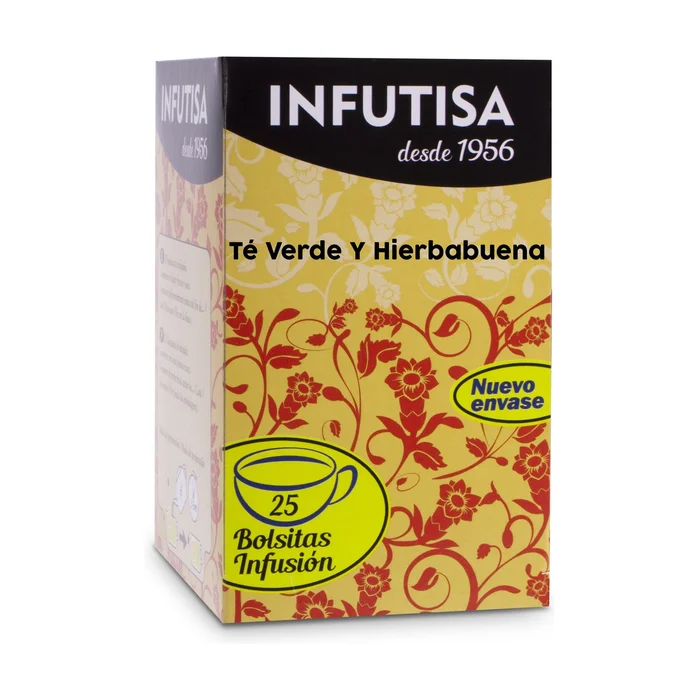 Grüner Tee Infusion Pfefferminze 25 Infusionsbeutel