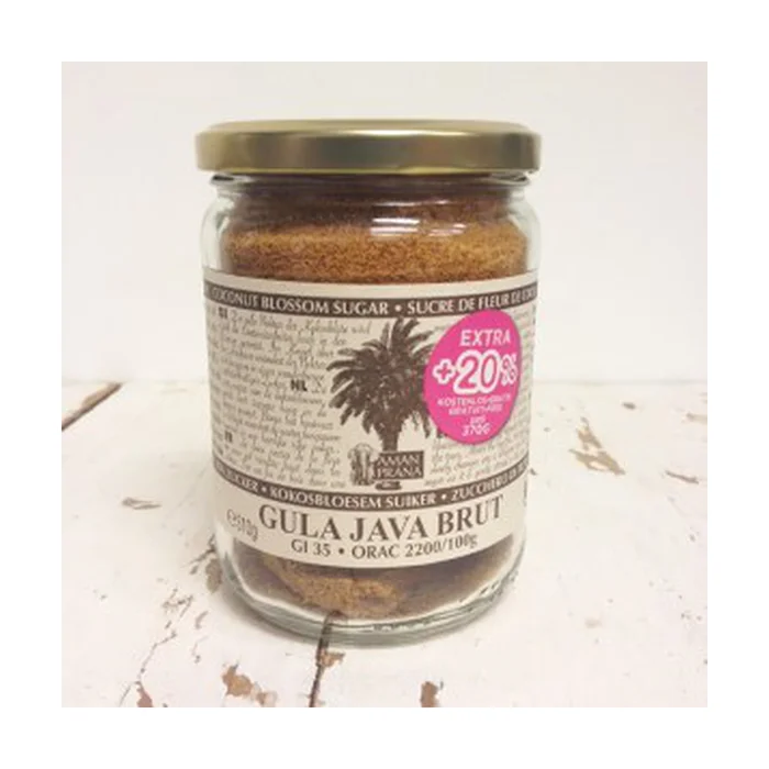 Gula Java roh, Bio mittelkörnig 370 G