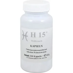 H 15 Weihrauchkapseln 350 mg 100 St