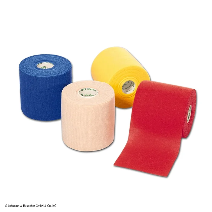 Haftelast latexfrei Fixierbinde rot, 20 m x 6 cm