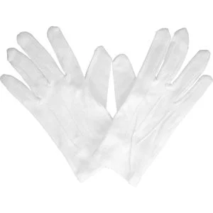 HANDSCHUHE Zwirn BW Gr.9 weiß 2 St