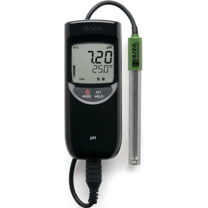 Hanna Instruments Kompaktes pH/°C-Handmessgerät HI991001
