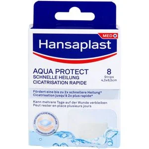 HANSAPLAST Aqua Protect Pflaster schnelle Heilung 8 St