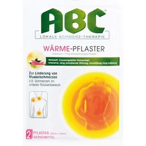 HANSAPLAST med ABC Wärme Pflaster Capsicum 2 St