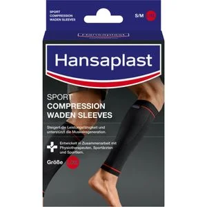 HANSAPLAST Sport Compression Waden-Sleeves Gr.L 2 St