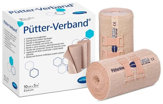 Hartmann Binden Pütter-Verband® 1 Binde 8 cm und 1 Binde 10 cm