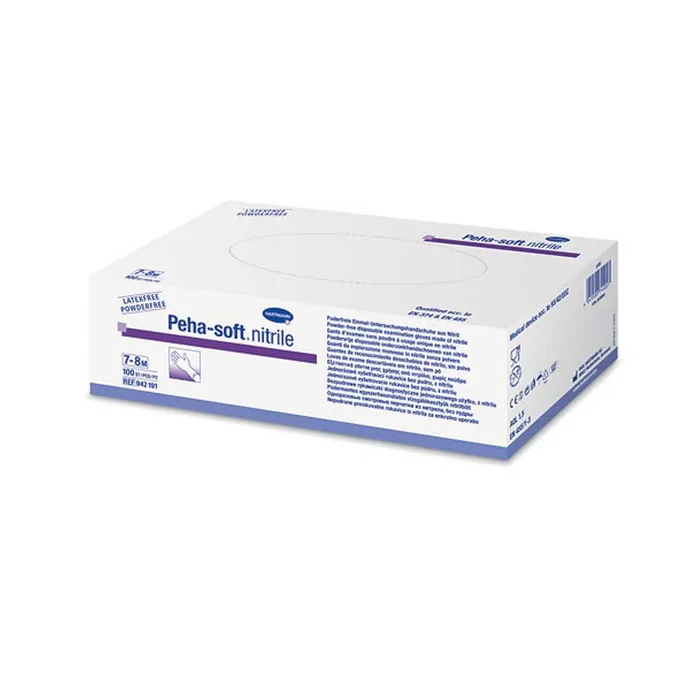 Hartmann Nitrilhandschuhe Peha-soft nitrile puderfrei, blau, XL, 90St