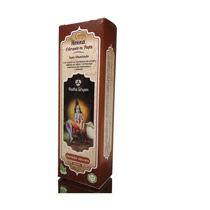 Henna-Farbstoffpaste Dunkelbraun 200 ml