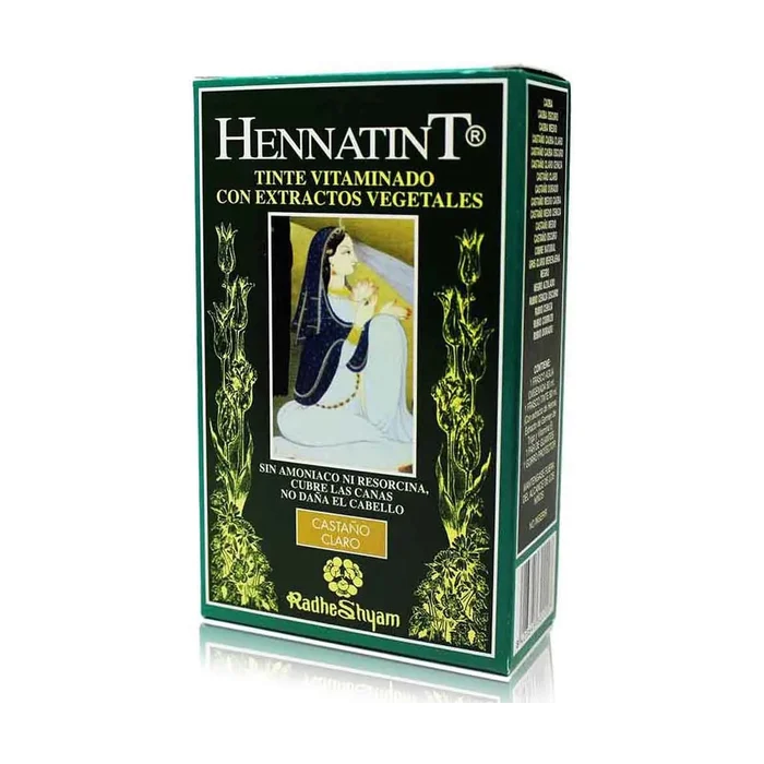 Hennatint hellbraune Haarfarbe 60 ml