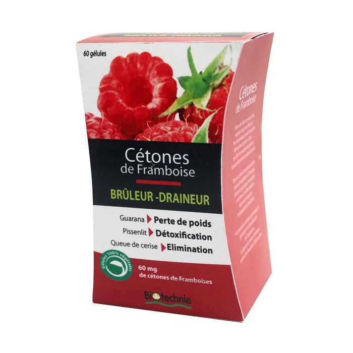 Himbeerketone 60 Perlen