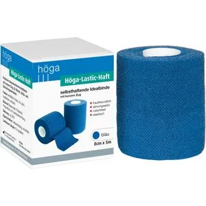 HÖGA LASTIC haft Binde 8 cmx5 m blau 1 St