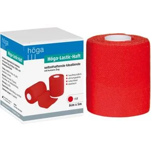HÖGA LASTIC haft Binde 8 cmx5 m rot 1 St
