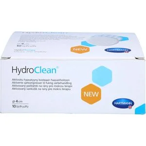 HYDROCLEAN Kompressen 4 cm rund steril 10 St