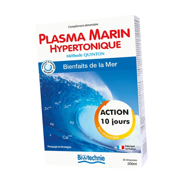 hypertonisches Meeresplasma 20 Ampullen à 10ml
