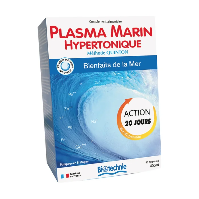 Hypertonisches Meeresplasma 40 Ampullen à 10ml