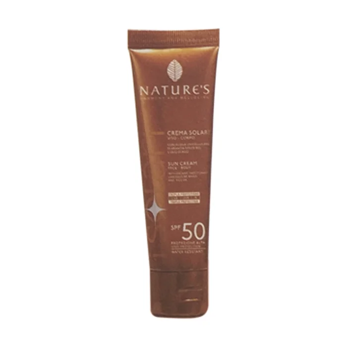 I Solari Gesichtskörpercreme SPF50 Reisegröße 100 ml Sahne