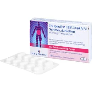 IBUPROFEN Heumann Schmerztabletten 400 mg 10 St