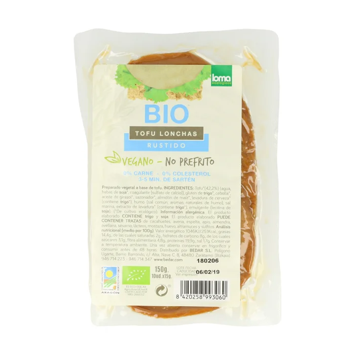 In Scheiben geschnittener rustikaler Tofu 150 G