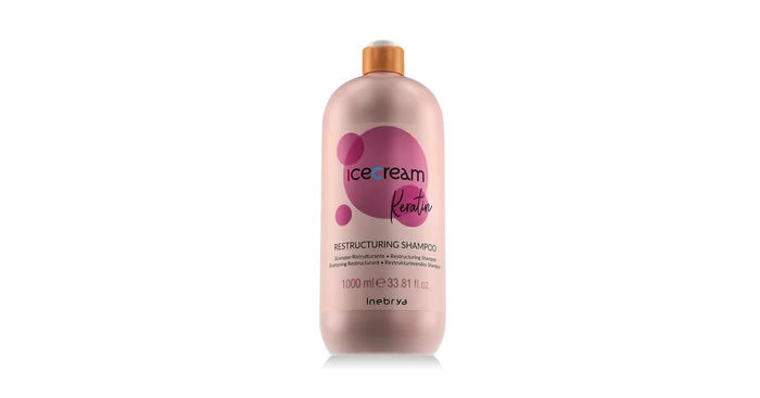 Inebrya Ice Cream Keratin Restructuring Shampoo 1000 ml