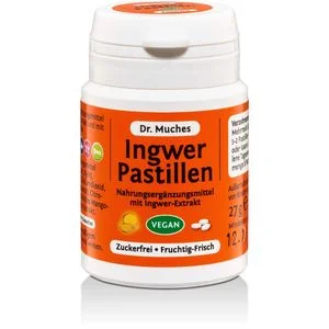 INGWER PASTILLEN Dr.Muches zuckerfrei 27 g