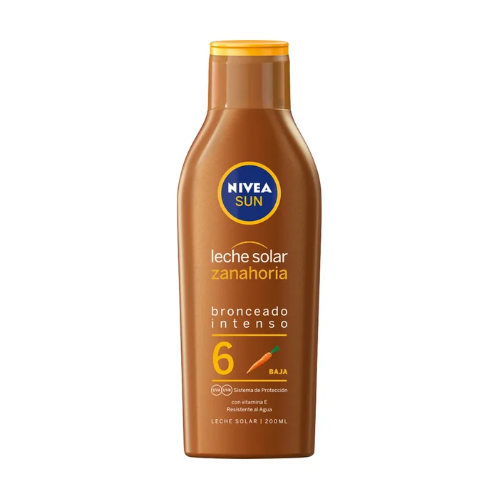Intensive Tan Karotte Sonnenmilch spf6 200 ml Sahne