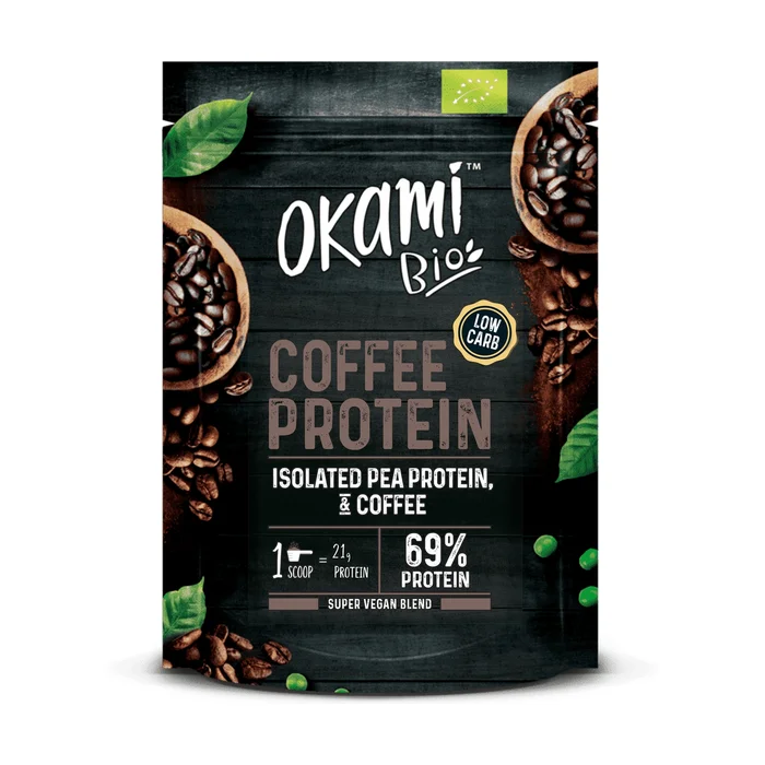 Isoliertes Erbsen- und Kaffeeprotein 500 G Pulver