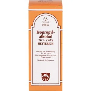 ISOPROPYLALKOHOL 70% V/V Hetterich 200 ml