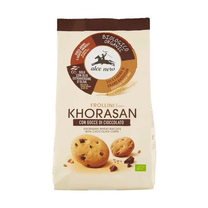 Khorasan Weizen Shortbread mit Bio-Schokoladentropfen 300 G