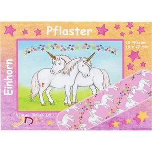 KINDERPFLASTER Einhorn Briefchen 10 St