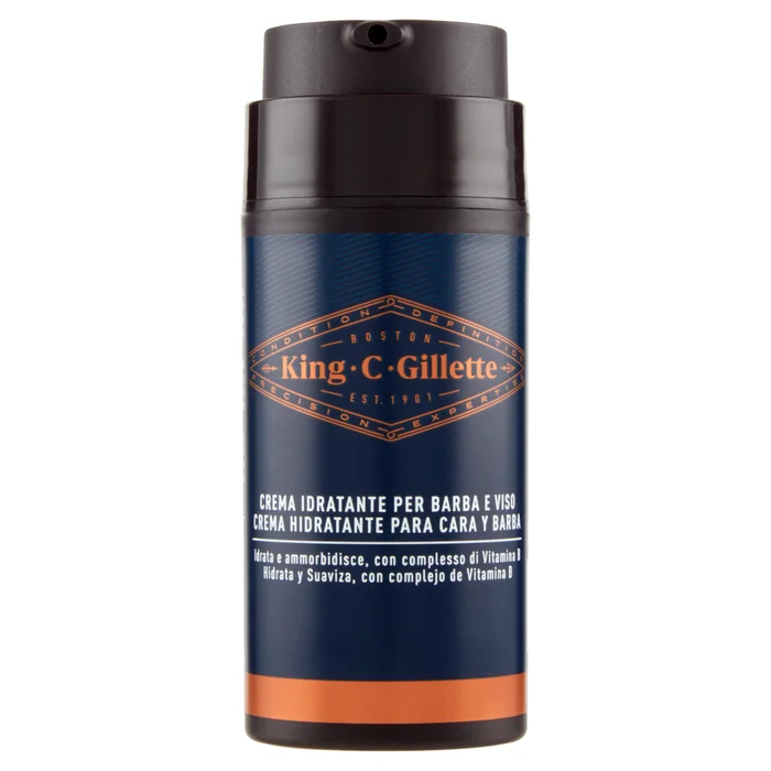 King C Gillette Bart- und Gesichtspflegecreme 100 ml