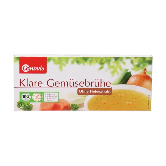 Klare Gemüsebrühe ohne Hefeextrakt 132 G