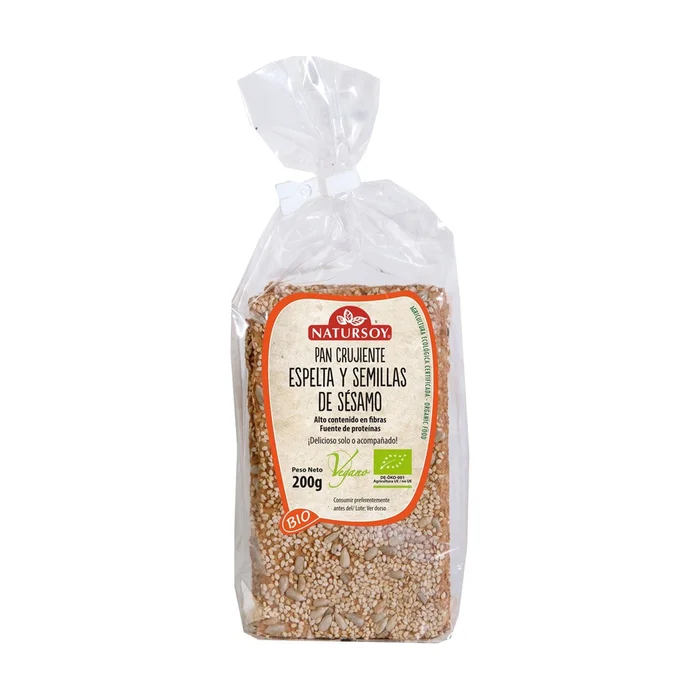 Knuspriges Dinkel- und Sesambrot 200 G