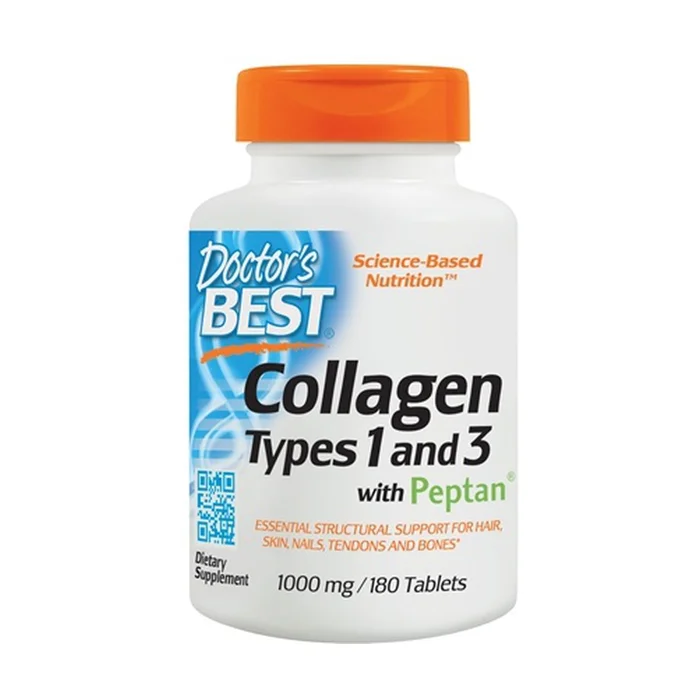 Kollagentypen 1 und 3 mit Vitamin C, 1000 mg 180 Tablets