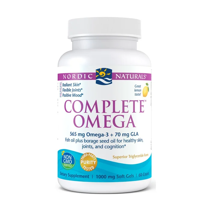 Komplette Omega, 565 mg Zitrone 60 Perlen