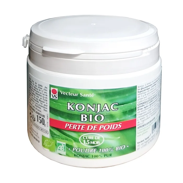 Konjac Bio-Pulver 150 G Pulver