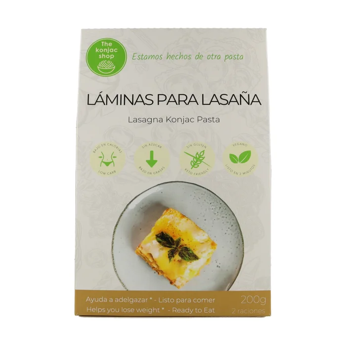 Konjac-Lasagneblätter 200 G