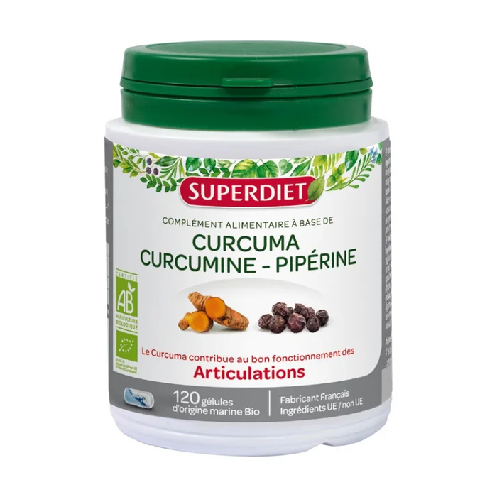 Kurkuma Curcumin Piperin 120 Perlen