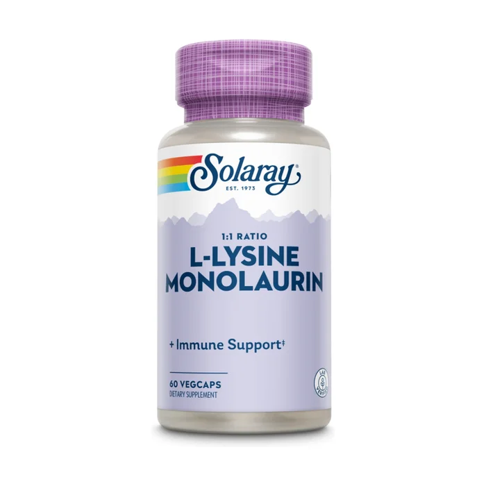 L-Lysin und Monolaurin 60 Gemüsekapseln