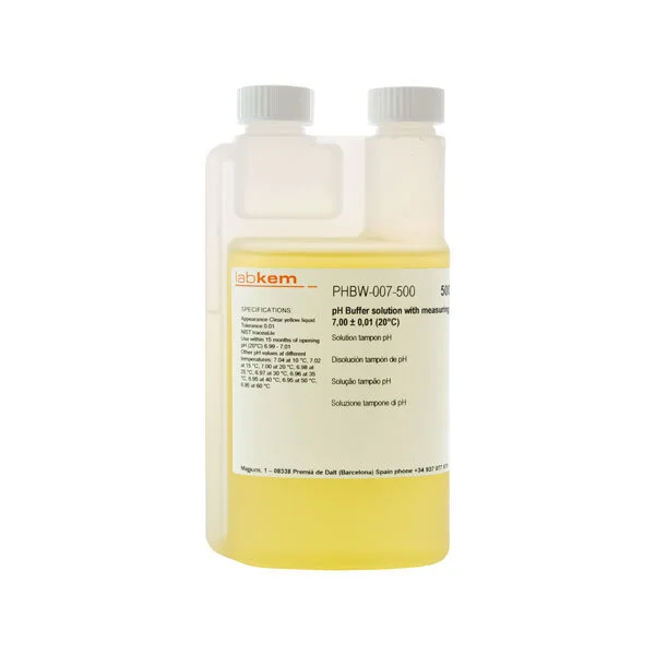 Labbox pH-Pufferlösung, in Dosierflasche