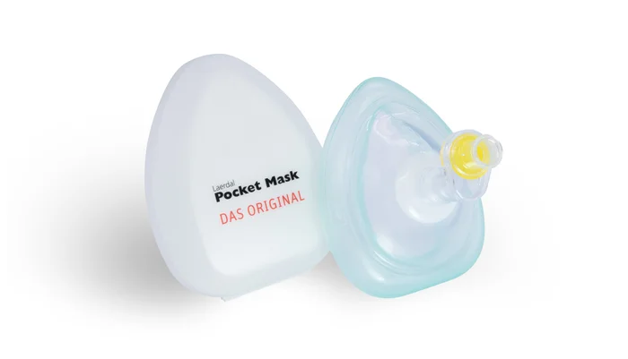 Laerdal Taschenmaske in weißem Etui