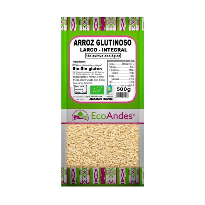 Langer brauner Klebreis 500 G