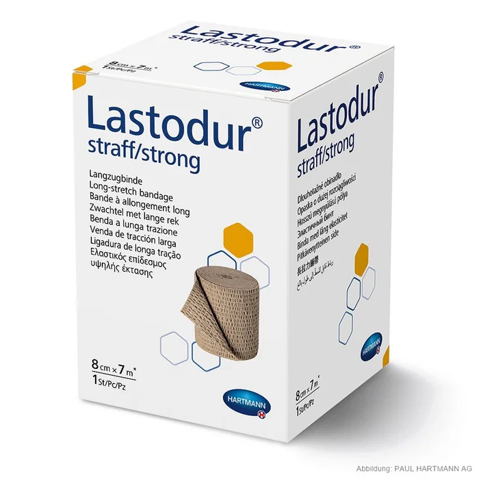 Lastodur straff/strong Langzugbinde 7 m x 8 cm
